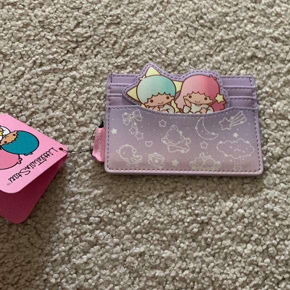 Loungefly Little Twin Stars Backpack with matching card holder - Picture 5 of 14